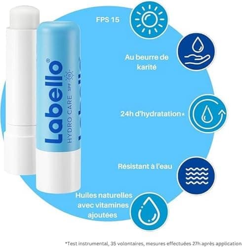 بالم لب لابلو دو قلو مدل hydra care با SPF15 بسته دو عددی 5.5 میل — تصویر ۳