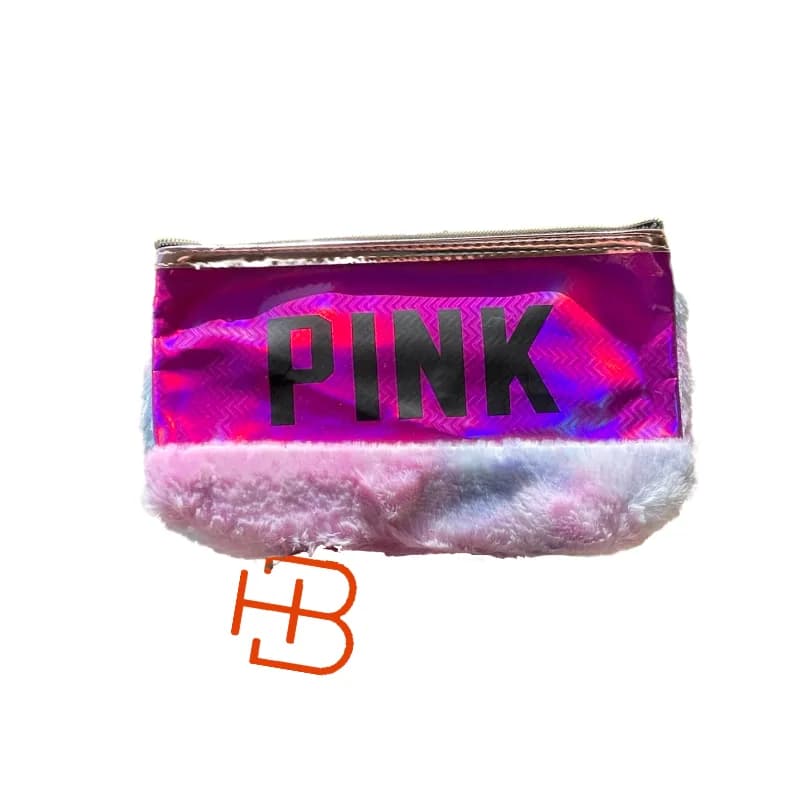 کیف محصولات آرایشی pink با طرح جذاب — تصویر ۳