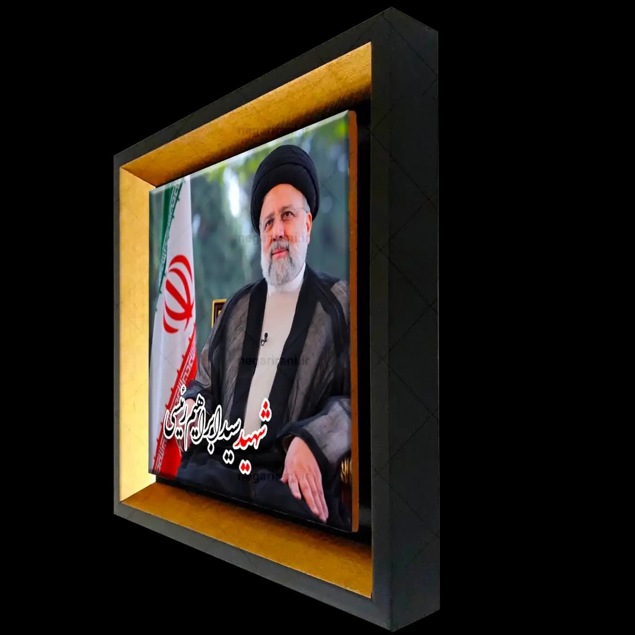 تابلو کاشی شهید سید ابراهیم رئیسی مدل 2Z28 — تصویر ۲