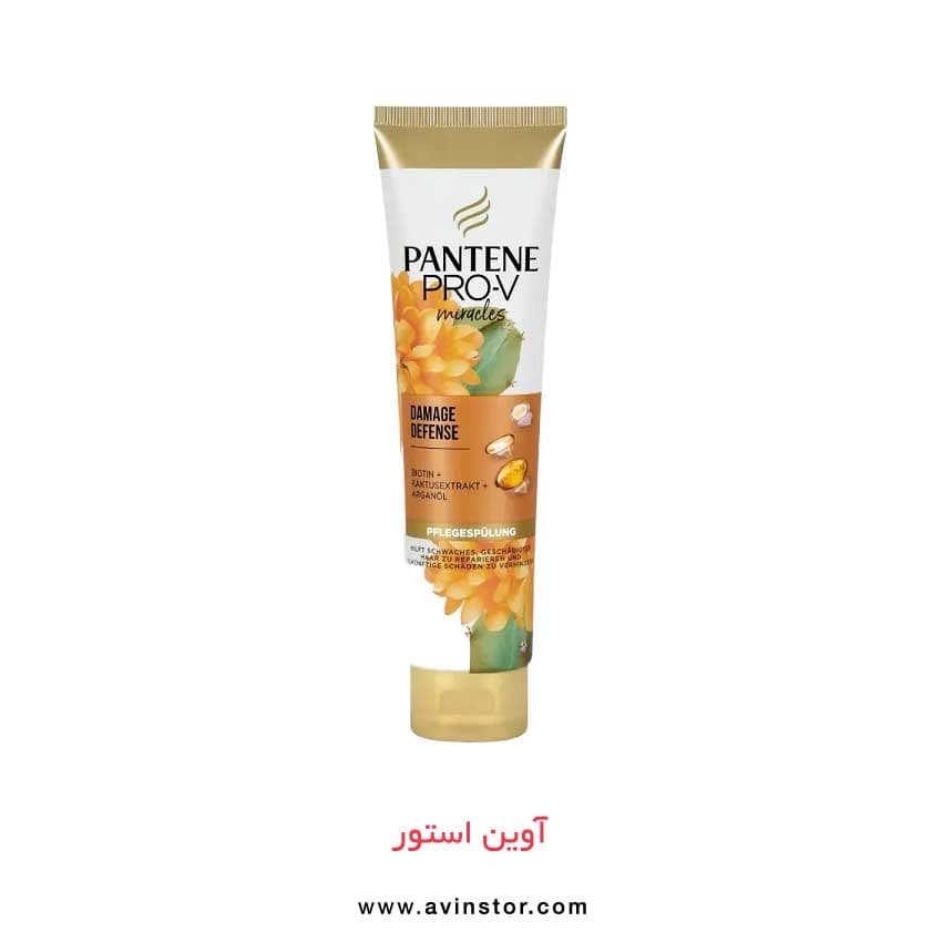 ماسک مو داخل حمام پنتن مدل مو های اسیب دیده pantene pro-v damage defense