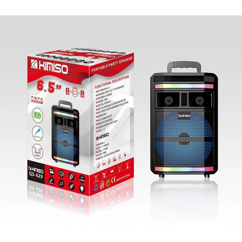 اسپیکر بلوتوثی کیمیسو – KIMISO QS629 — تصویر ۴