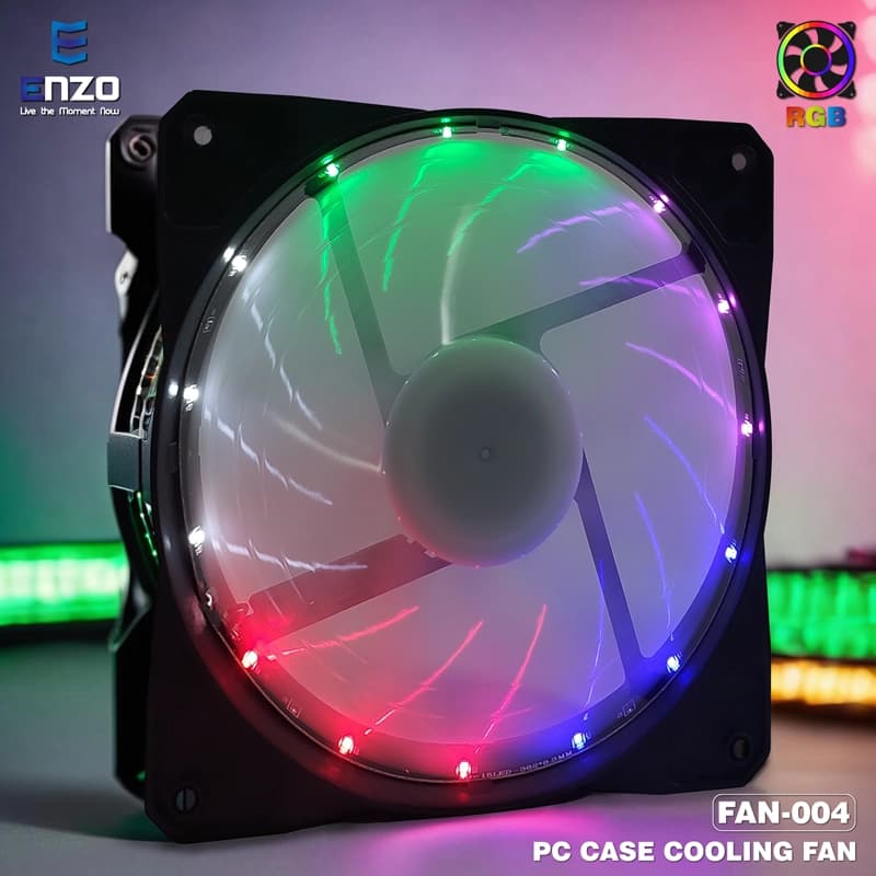 فن کیس گیمینگ 12*12 ENZO FAN-004 — تصویر ۷