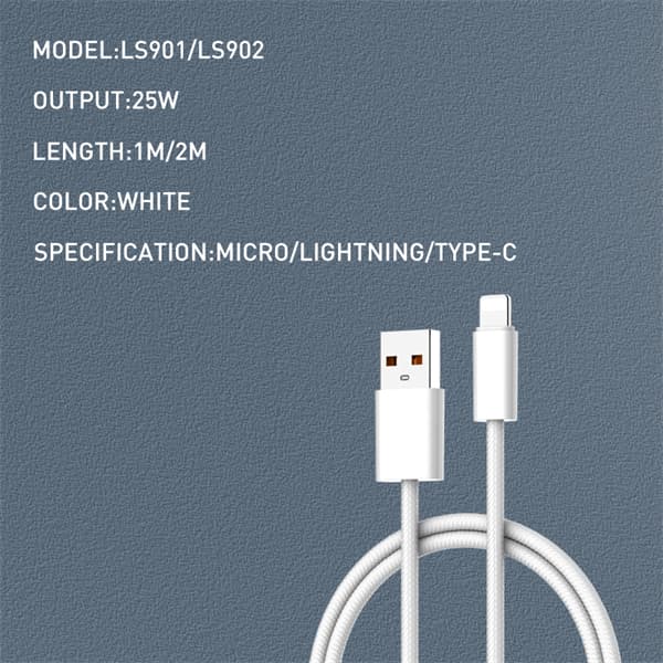 کابل شارژ آیفون LDNIO LS901 25W