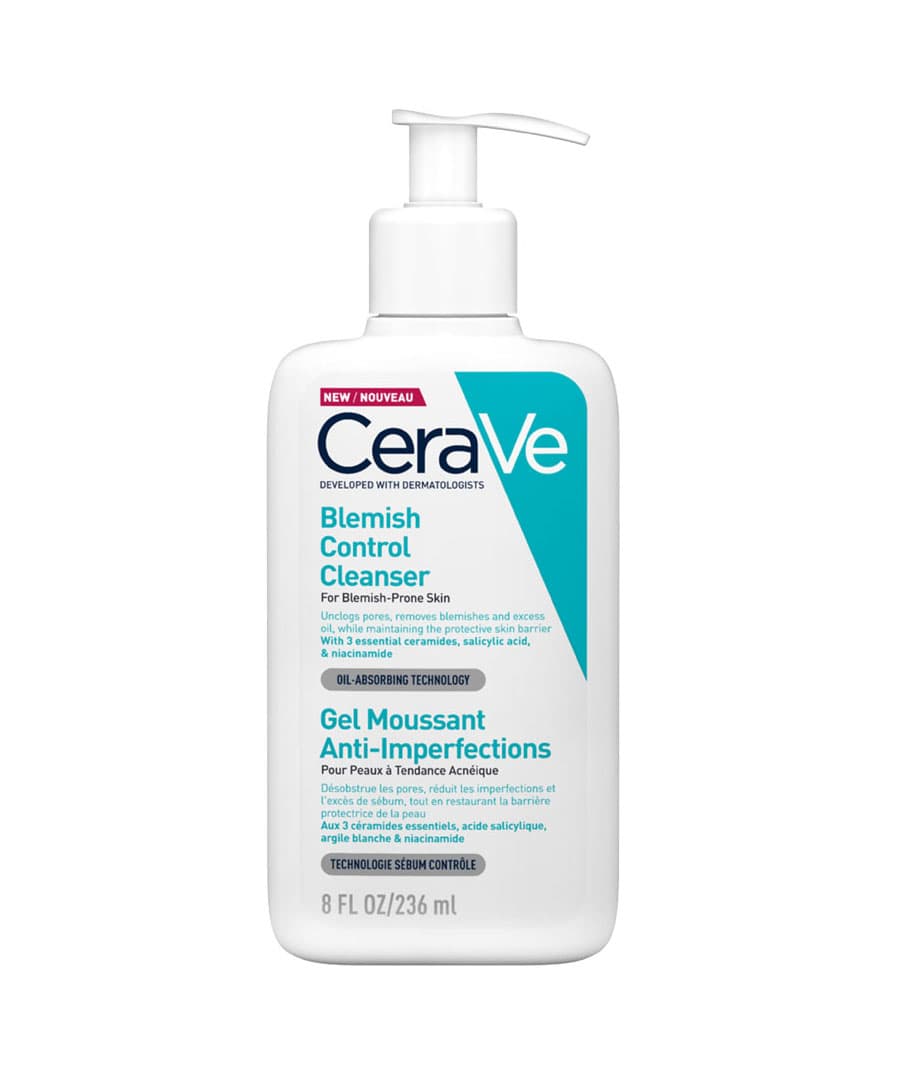ژل شستشو سراوی CeraVe مدل Blemish Control مناسب پوست های مستعد لک
