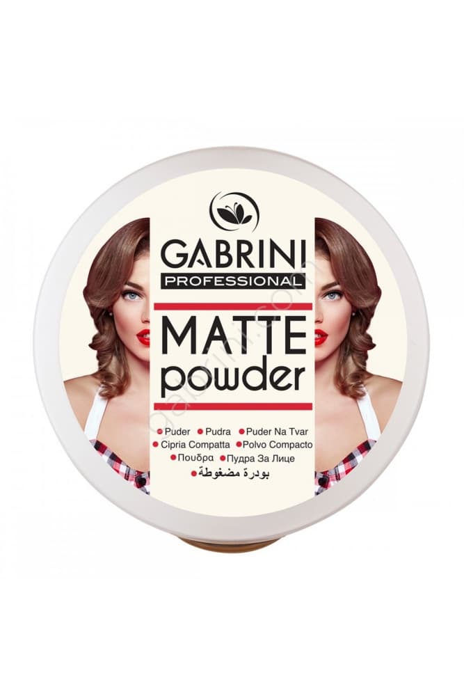 پنکک مات گابرینی مدل GABRINI MATTE POWDER