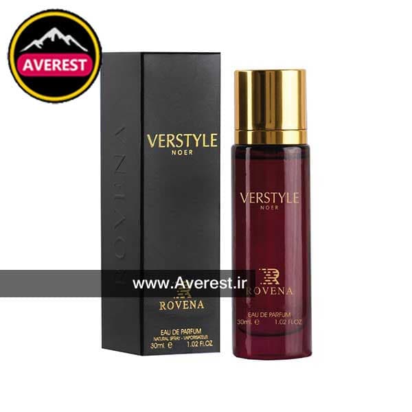 ادکلن 30 میل ورستایل نویر روونا رایحه ورساچه کریستال نویر Rovena Verstyle Noer کد