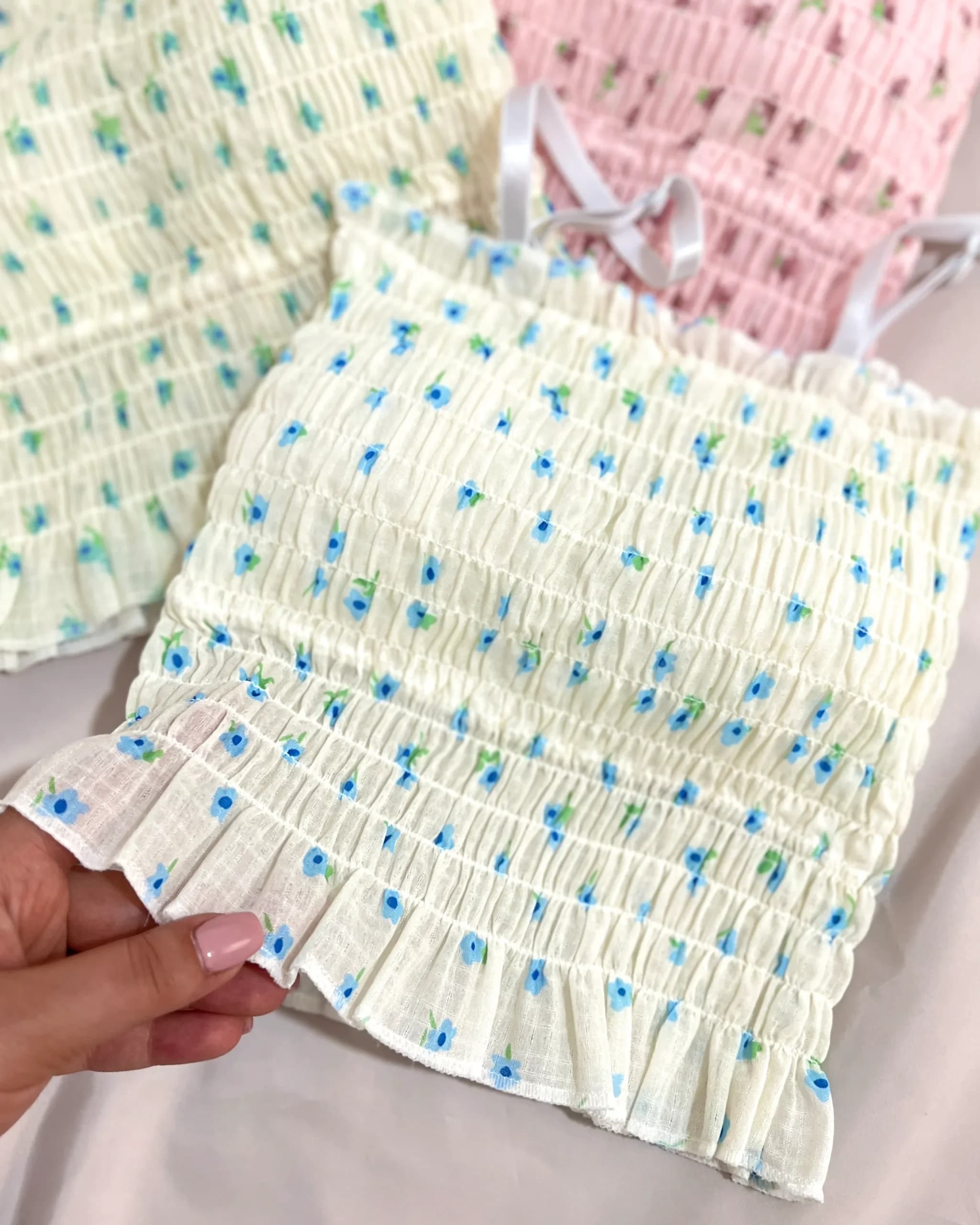 کراپ تور گلدار چین دوزی — تصویر ۷