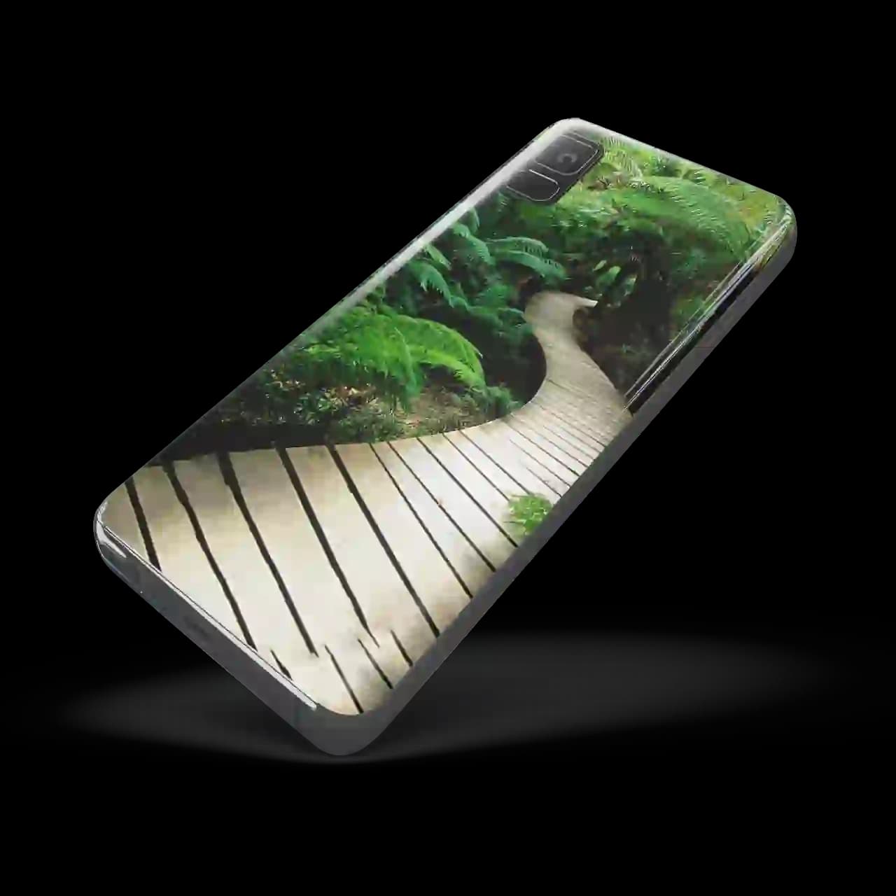 قاب گوشی طبیعت سبز مدل T9 — تصویر ۲