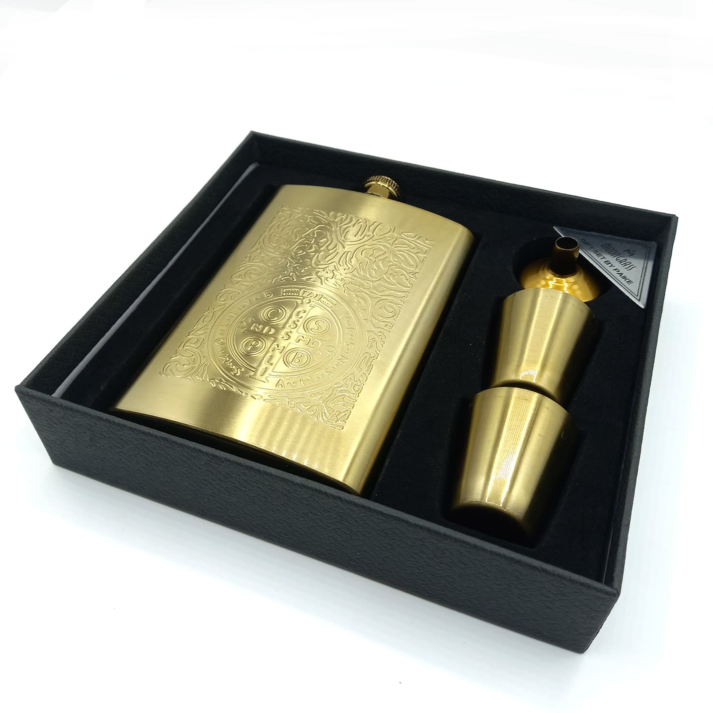 ست هدیه قمقمه جیبی کادویی هیپفلاسک کد a288 — تصویر ۶