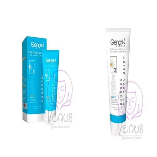 کرم ضدآفتاب مناسب خشک و نرمال ژنو GENO