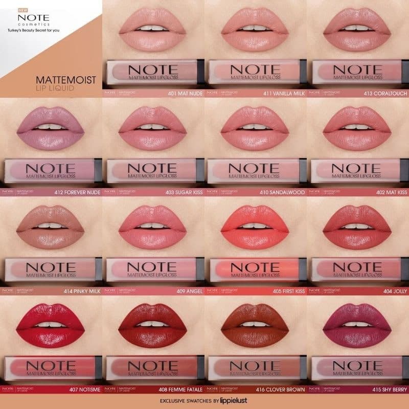 رژلب مایع نوت مات NOTE — تصویر ۲