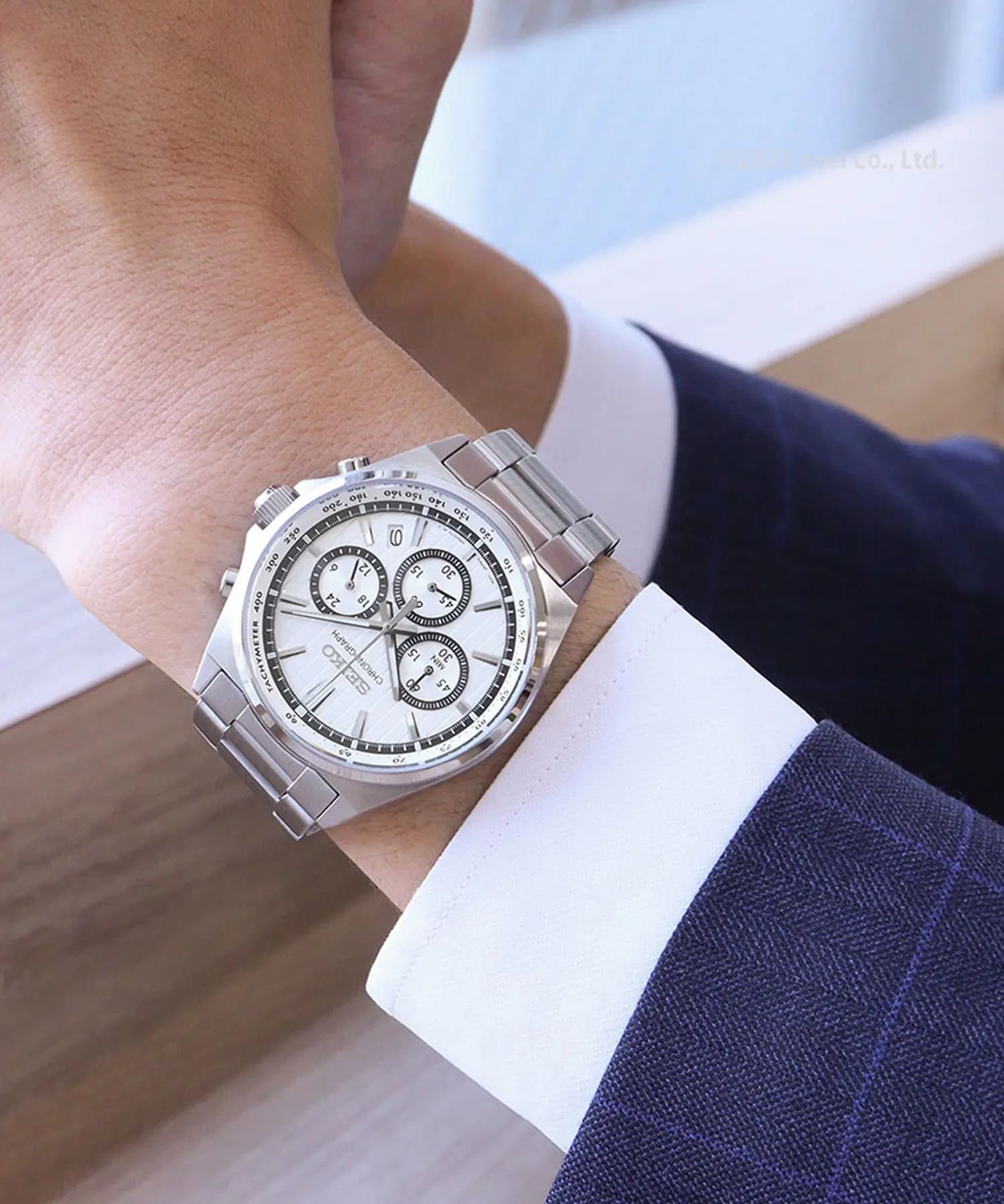 ساعت مچی مردانه اصل سیکو (seiko) زیرمجموعه کورنوگراف مدل SBTR031 — تصویر ۳