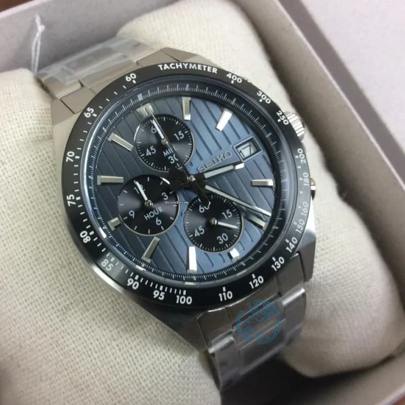 ساعت مچی مردانه اصل سیکو (seiko) زیرمجموعه کورنوگراف مدل SBTR041 — تصویر ۱۱