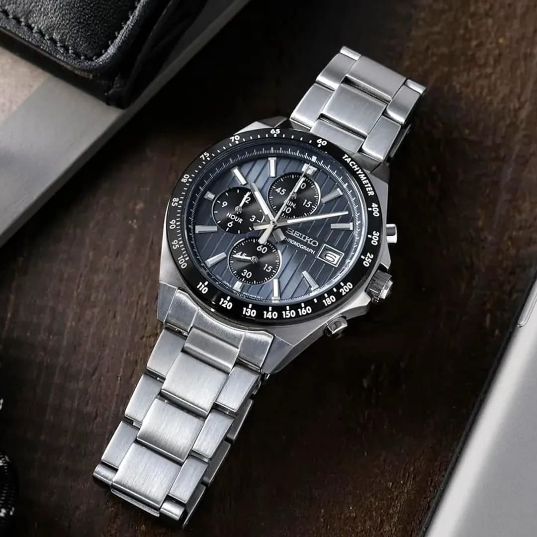 ساعت مچی مردانه اصل سیکو (seiko) زیرمجموعه کورنوگراف مدل SBTR041 — تصویر ۸