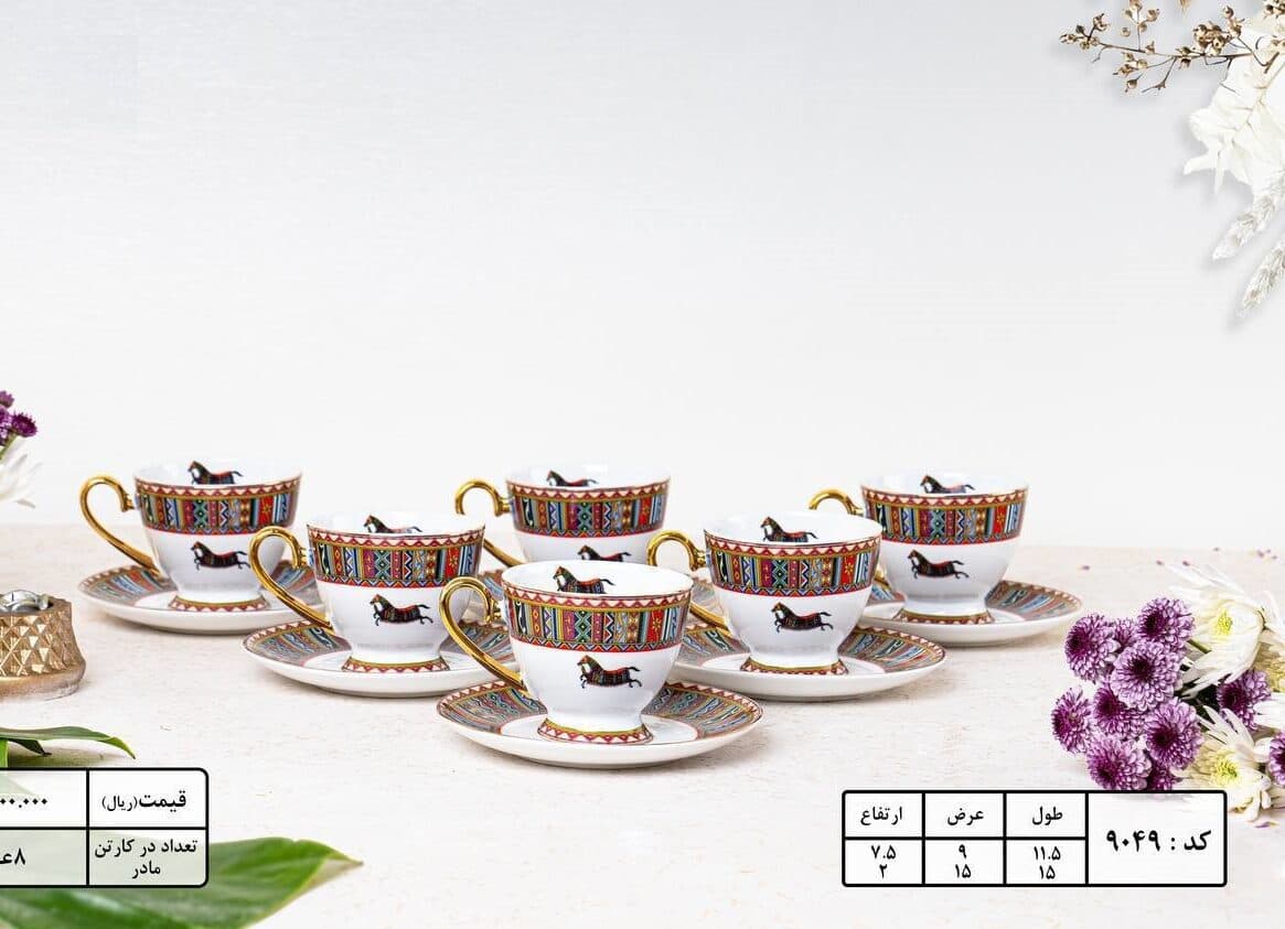 ست چای خوری هرمس چینی درجه 1 کد90498