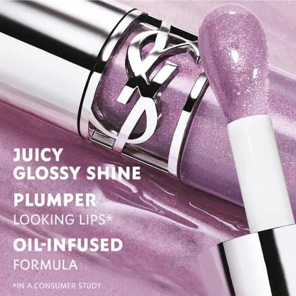 برقلب حجمدهنده YSL Loveshine Candy Glaze و Lip Oil Gloss — تصویر ۲