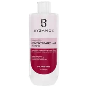 شامپو مو کراتینه و رنگ شده ۲۵۰ میلی‌لیتر بدون سولفات Byzance Keratin Treated Hair