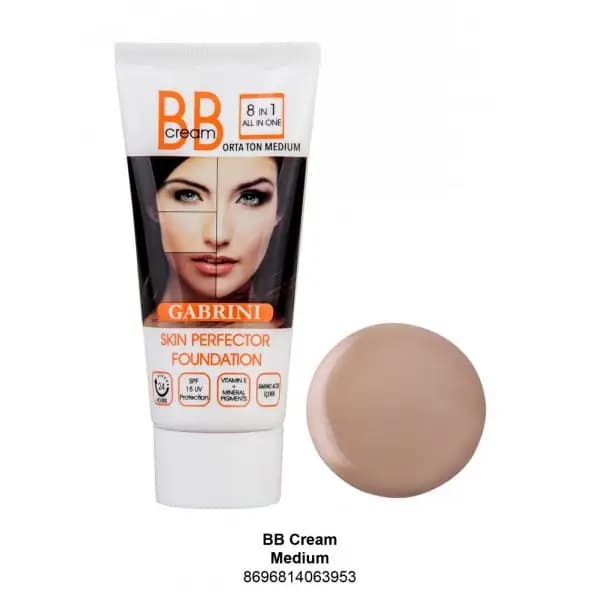 بی‌بی کرم 8 در 1 گابرینیGABRINI 8 in 1 BB Cream — تصویر ۳