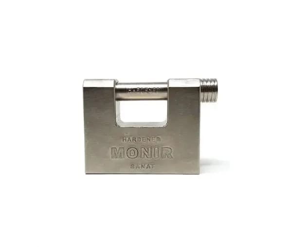 قفل کتابی منیر صنعت دو شیار پله ای 10 ساچمه مدل M85 — تصویر ۲