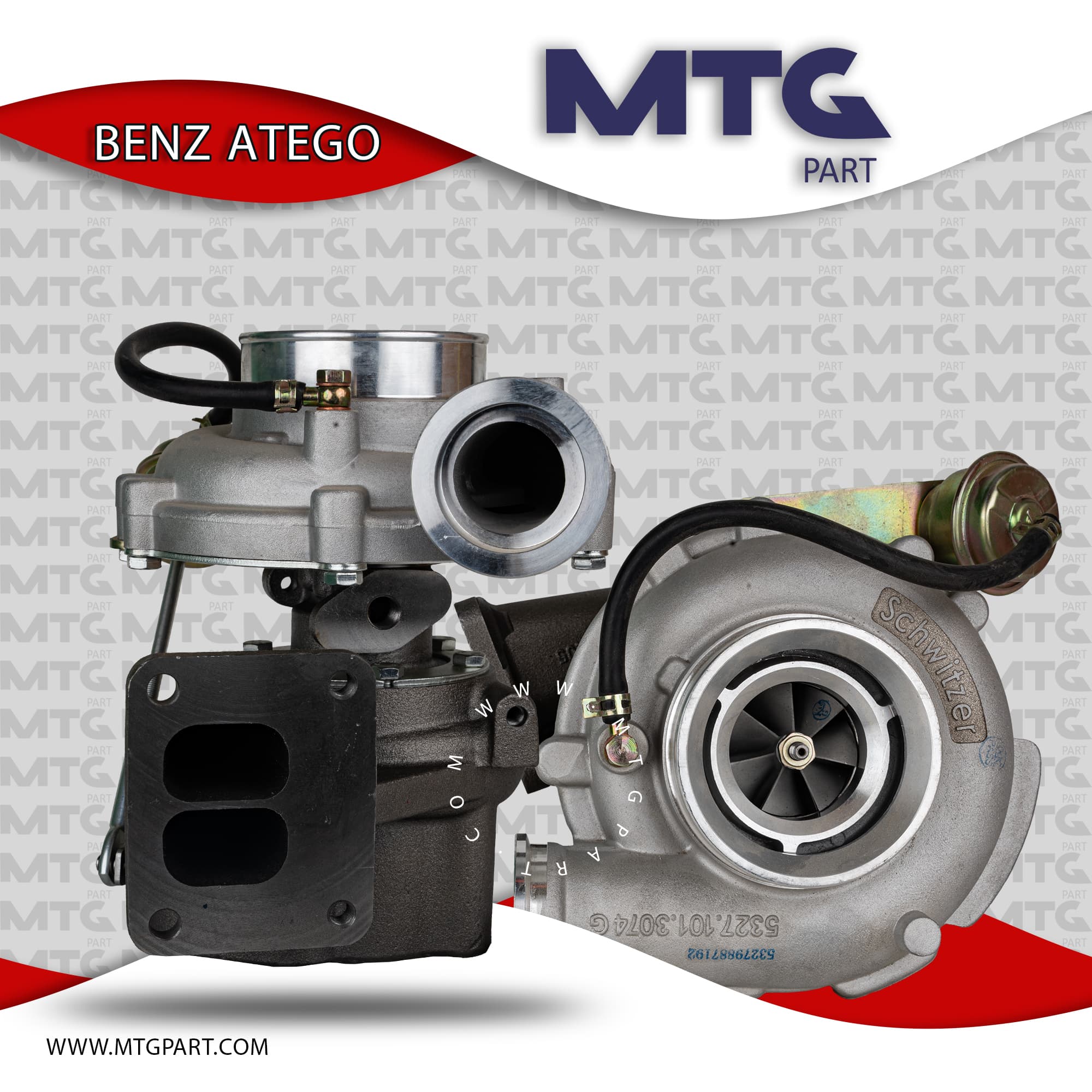 توربو شارژ کامیون بنز آتگو BENZ ATEGO ( درجه 3 )