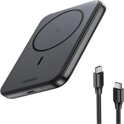 پاوربانک مغناطیسی یوگرین مدل PB560 ظرفیت ۵۰۰۰ میلی آمپر ساعت