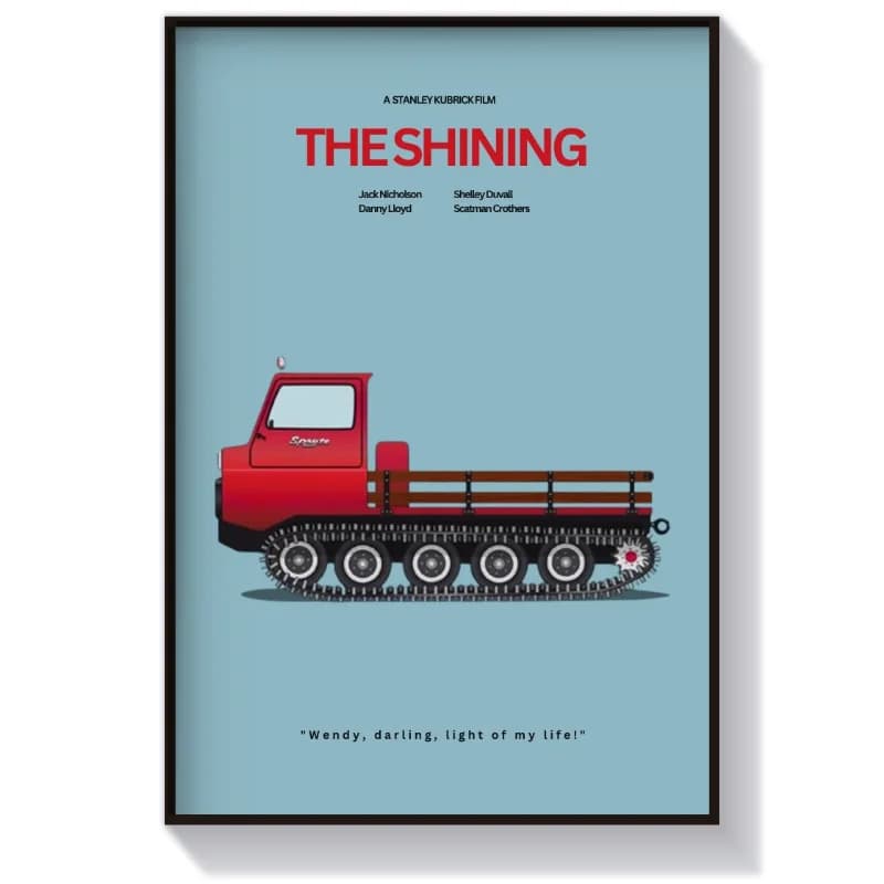 تابلو سینمایی طرح ماشین فیلم Shining