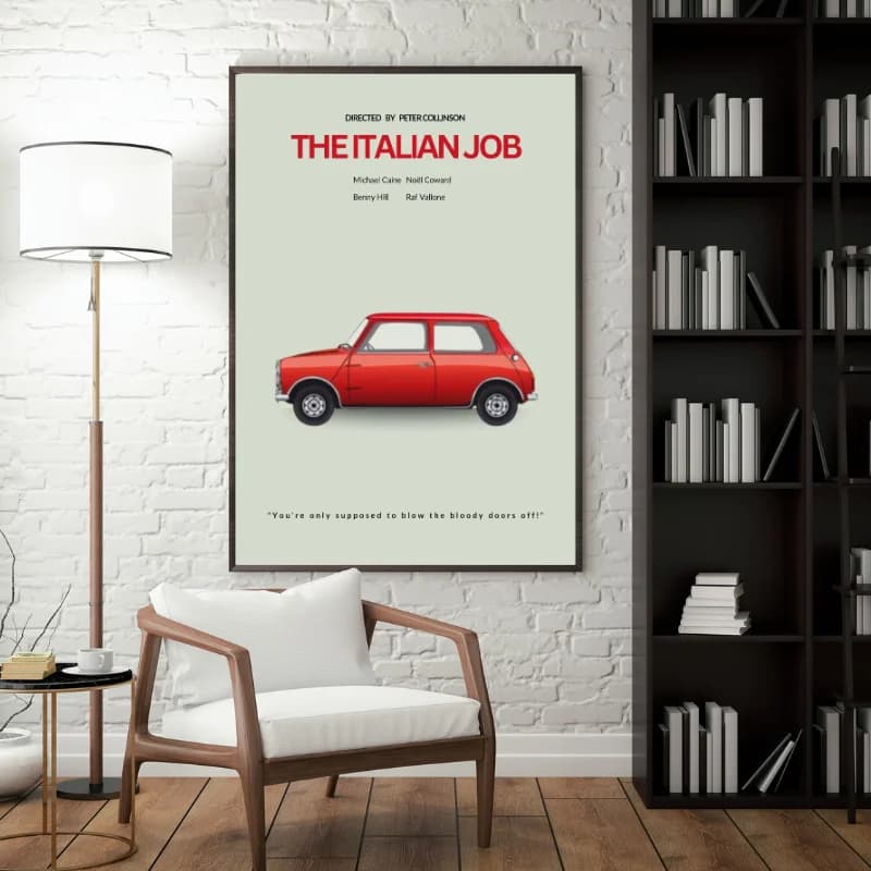 تابلو سینمایی طرح ماشین فیلم Italian Job — تصویر ۳