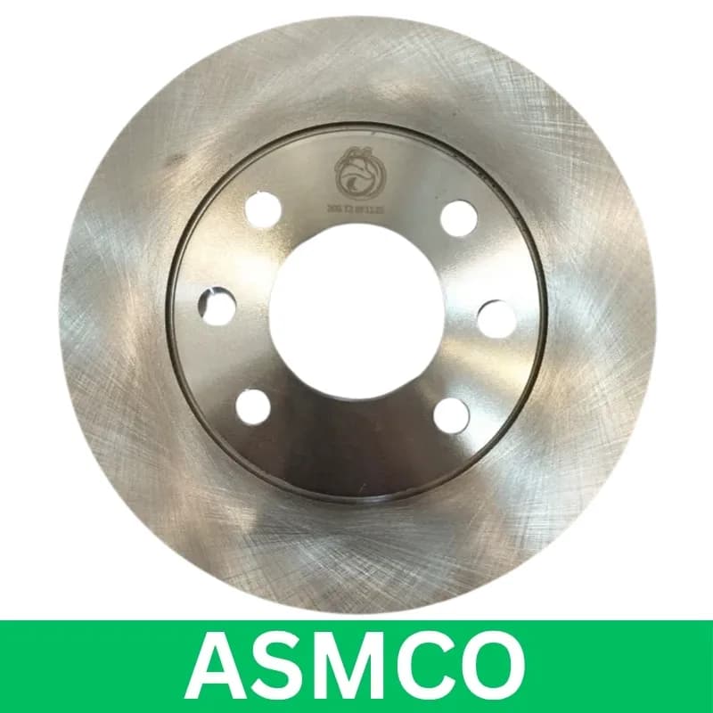 دیسک چرخ جلو پژو 206 تیپ 2 برند آسمکو ASMCO