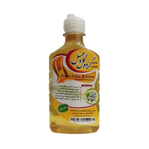 شامپو گرده گل و عسل | برند شفابخش
