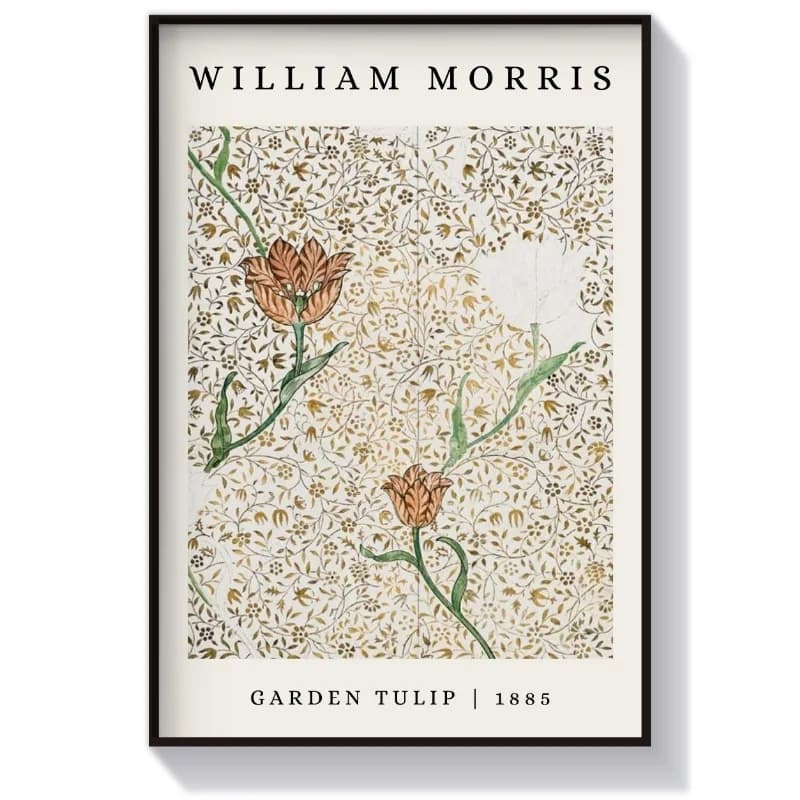 تابلو دکوراتیو Garden Tulip اثر ویلیام موریس