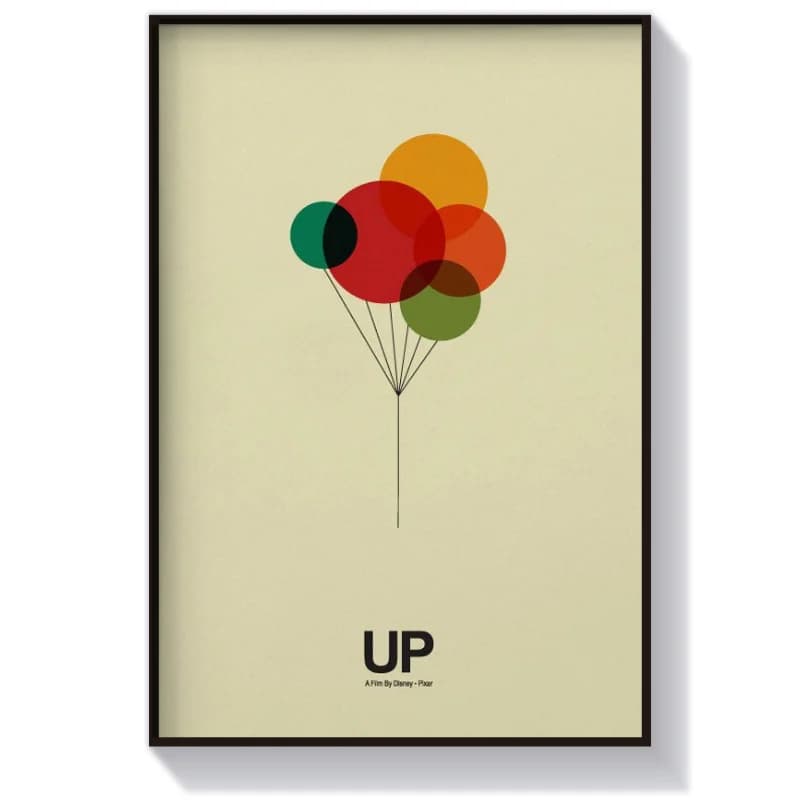 تابلو دکوراتیو سینمایی طرح انیمیشن Up