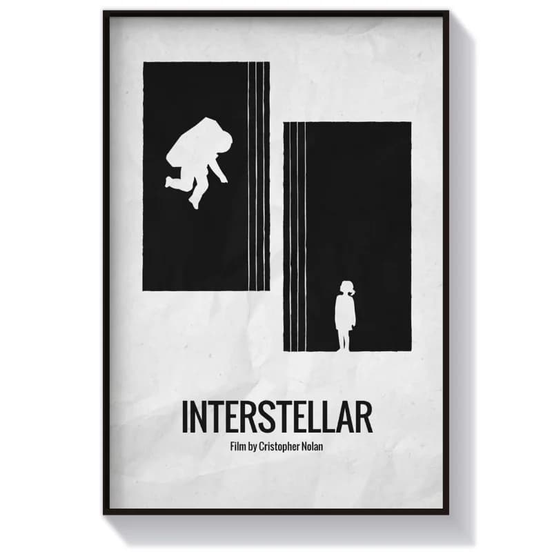تابلو دکوراتیو سینمایی طرح فیلم Interstellar