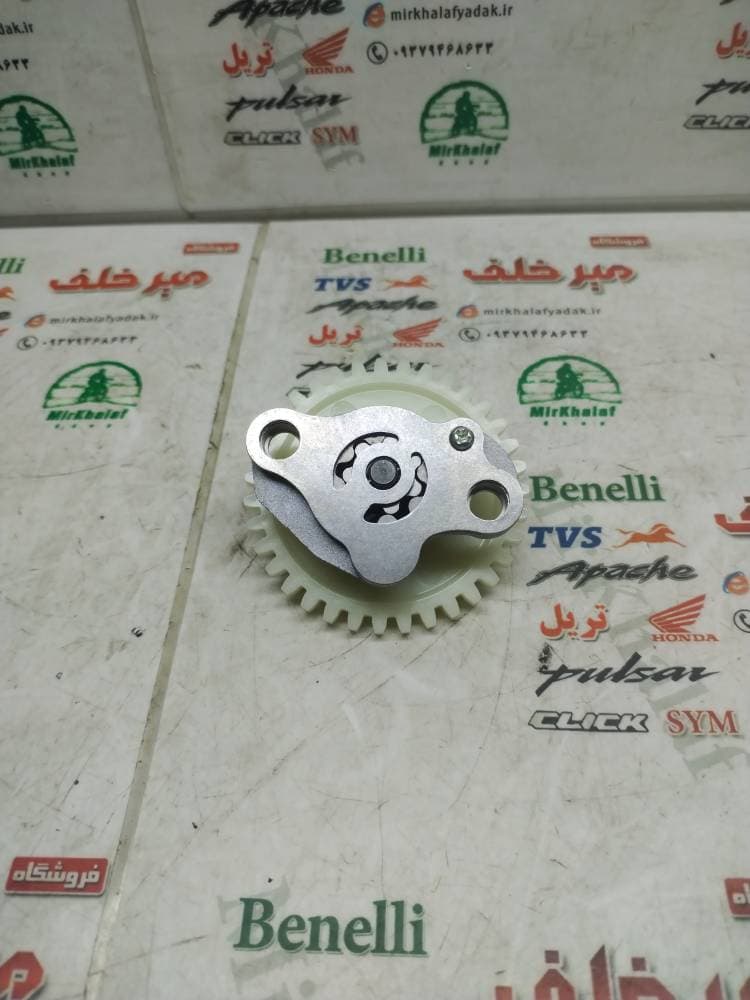 اویل پمپ روغن همراه دنده موتور یاماها طرح ایروکس nvx و طرح کلیک رادیاتوردار درجه 1