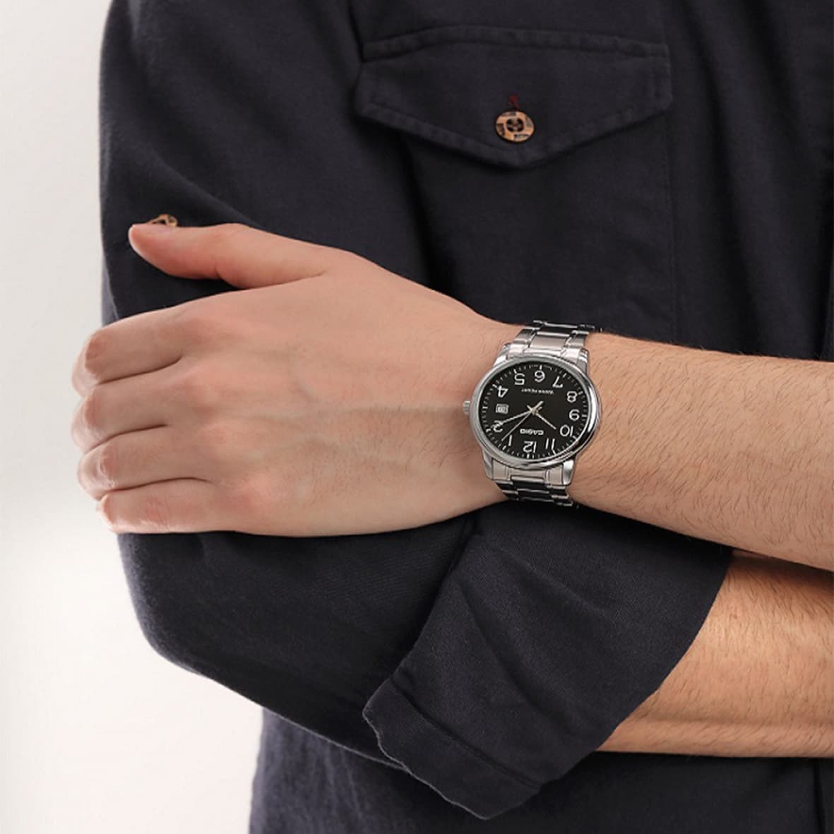 ساعت مچی مردانه کاسیو جنرال Casio General مدل MTP-V002D-1BUDF — تصویر ۴
