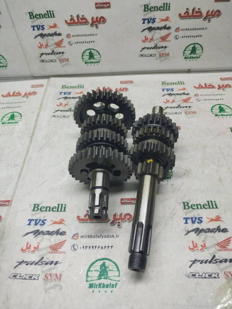 گیربکس کامل موتور پالس ls 135 ال اس هندی