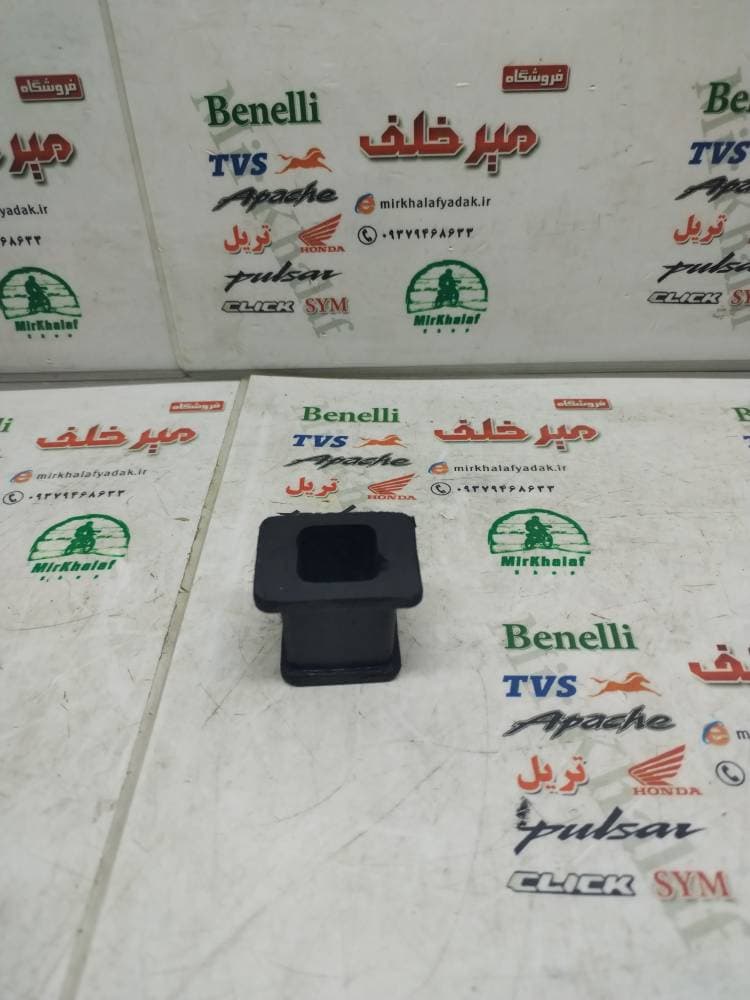 لاستیک پایه رابط جا پایه عقب موتور tvs راکس اصلی — تصویر ۲