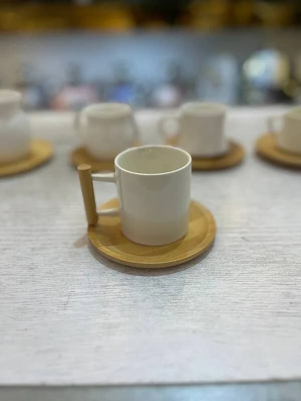 فنجان و نعلبکی بامبو چینی