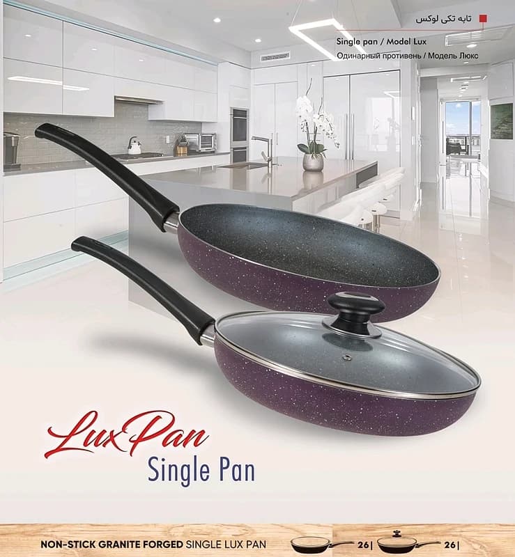 تابه تک لوکس برند اویز EVIZ سایز 26 کد EVN-LP01026