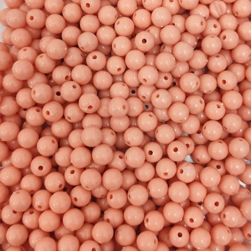 مهره رنگی گلبهی دایره ایرانی 10میل(100گرم) — تصویر ۳