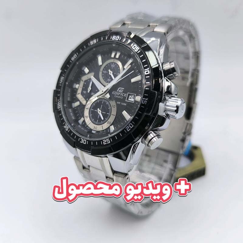 ساعت مردانه کاسیو ادیفایس کرنوگراف – صفحه مشکی – 108904