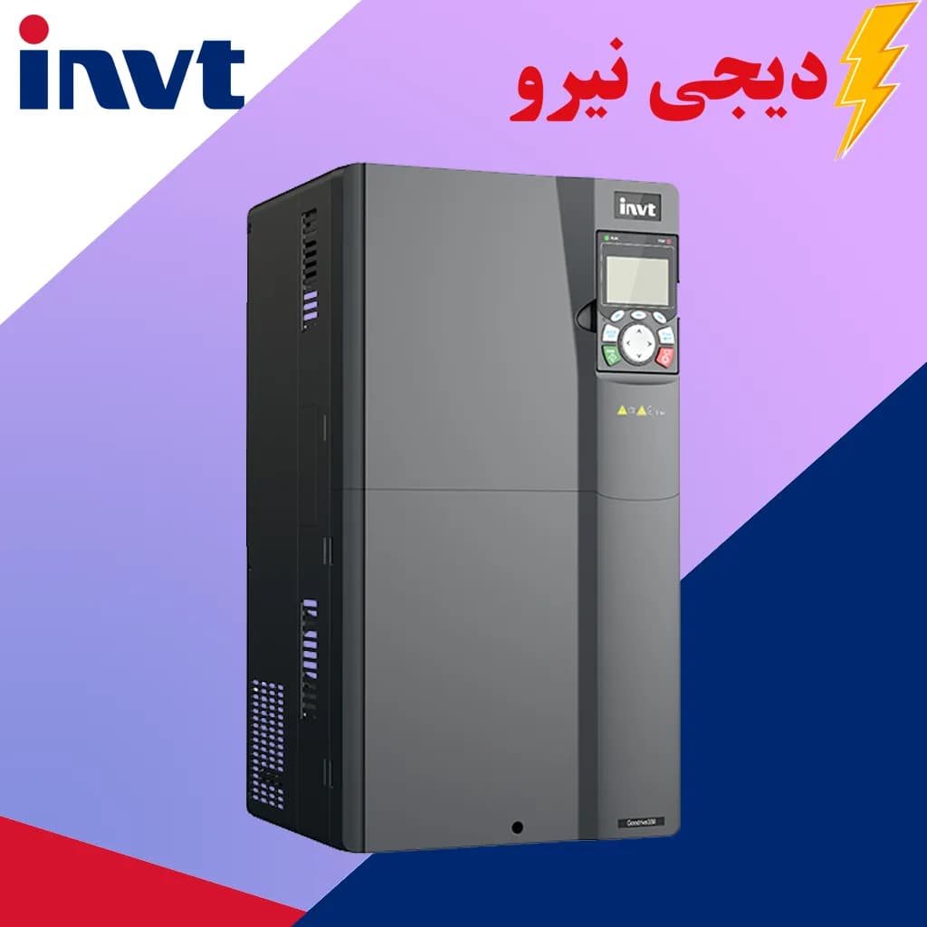 درایو(اینورتر) اینوت (INVT) مدل GD350A توان 90 کیلو وات 170 آمپر ولتاژ 380VAC نرمال(سبک) کار_کاربری های پیشرفته_کد فنی:GD350A-090P-4-B