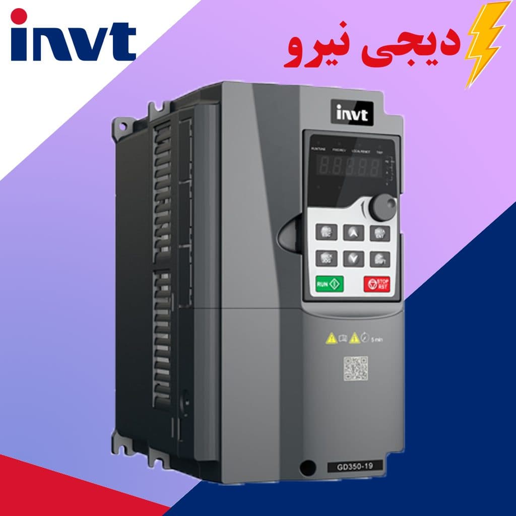 درایو(اینورتر) invt اینوت سه فاز توان 55 کیلووات_ 115 آمپر _ GD350-19-055G-4-B کاربری جرثقیل و تاور کرین (چاپر ترمز داخلی)