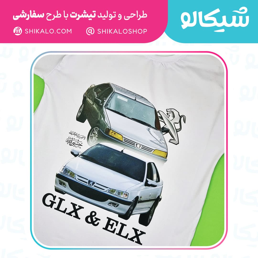 تیشرت طرح شوتی پژو — تصویر ۳