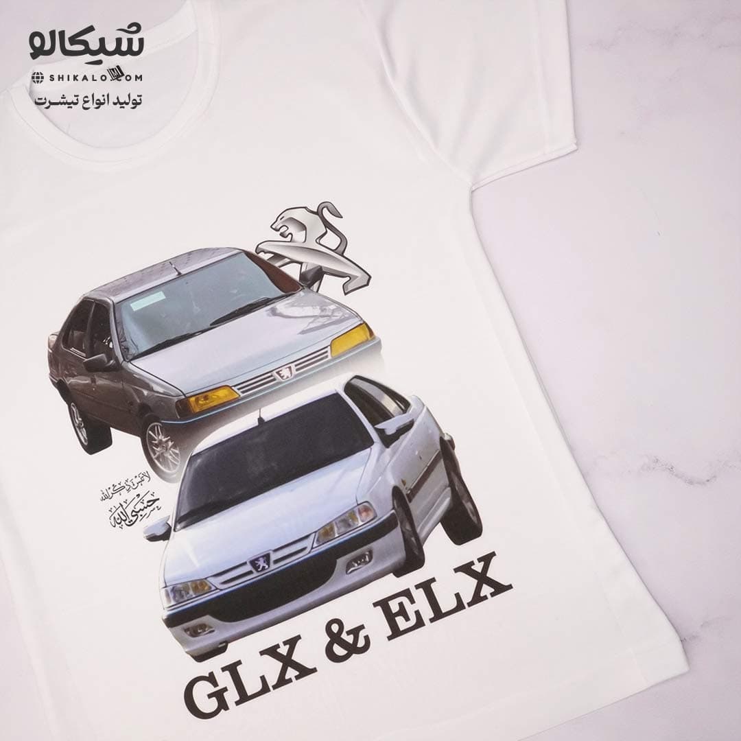 تیشرت طرح شوتی پژو