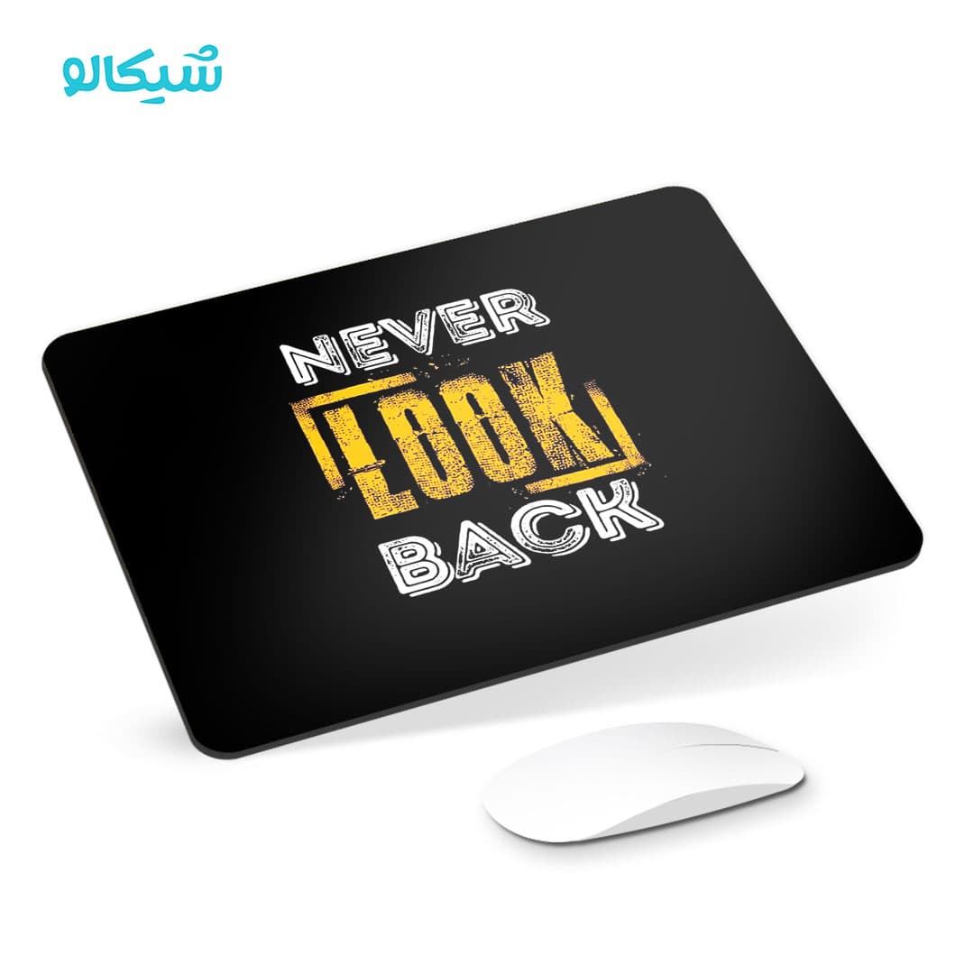 موس پد طرح never look back