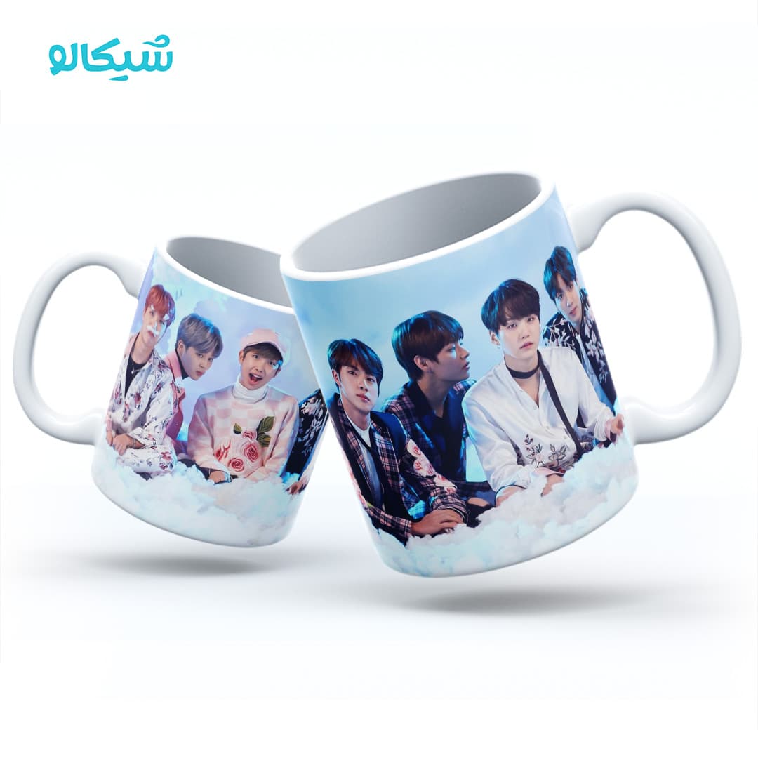 ماگ عکس گروه بی تی اس BTS