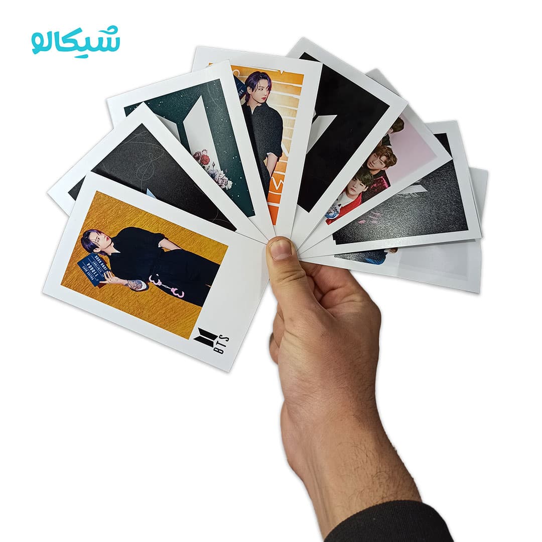 پک 8 تایی پولاروید گروه بی تی اس