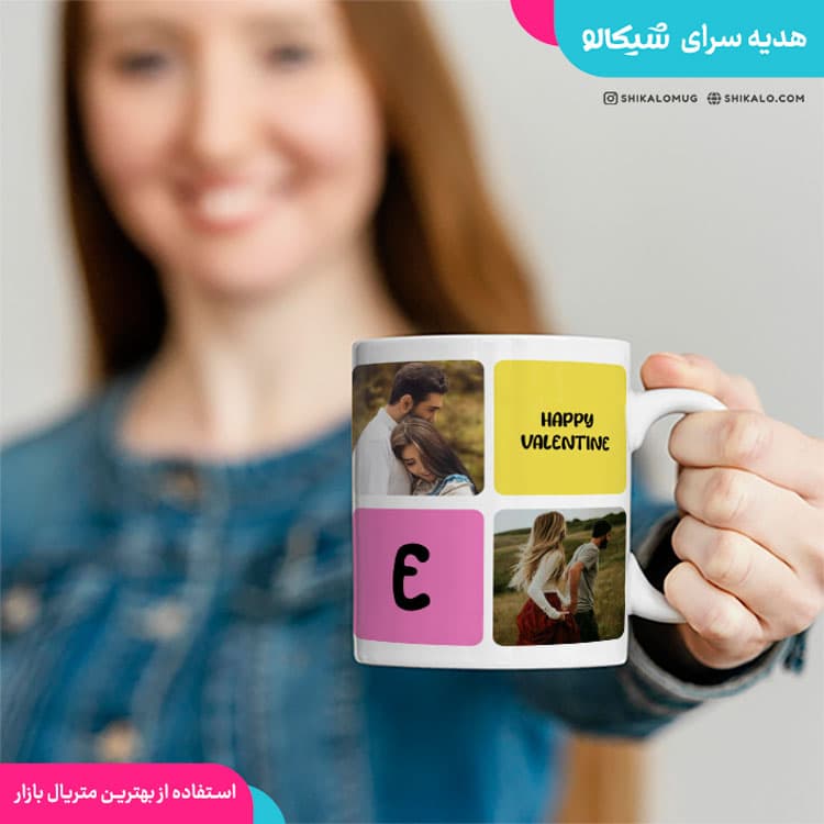 ماگ عاشقانه طرح LOVE — تصویر ۲