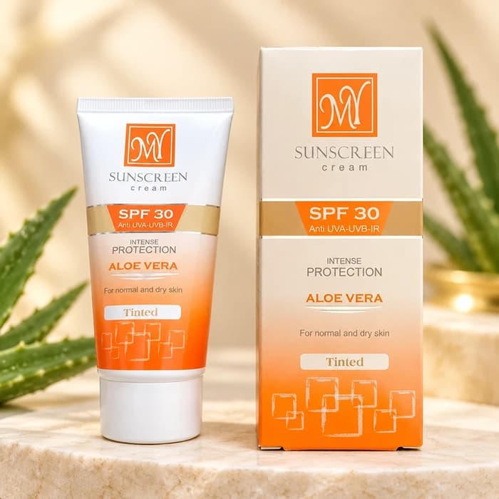 کرم ضدآفتاب مای SPF 30 آلوئه‌ورا حجم ۵۰ میلی‌لیتر | مهناز شاپ