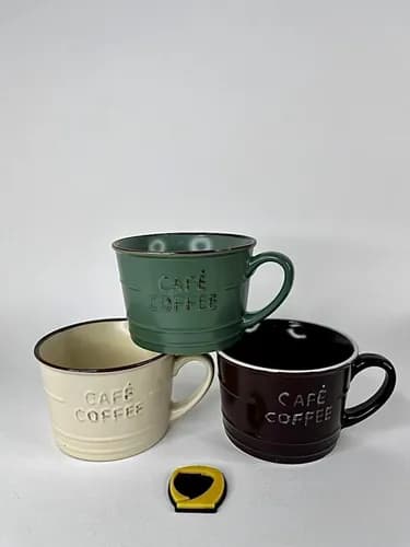 ماگ سرامیکی روستیک CAFE COFFEE — تصویر ۵